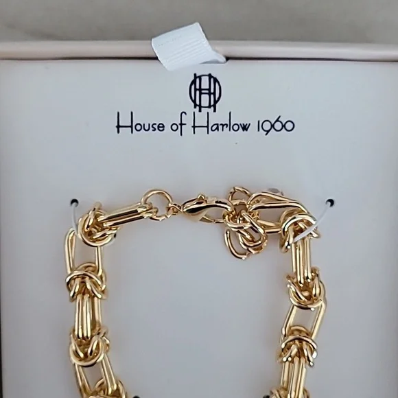 ⭐️House of Harlow 1960⭐️ Gold bracelet - Picture 2 of 4